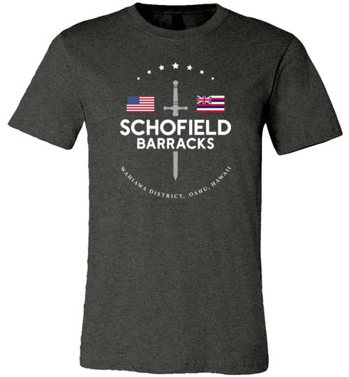 Load image into Gallery viewer, Schofield Barracks - Men&#39;s/Unisex Lightweight Fitted T-Shirt-Wandering I Store
