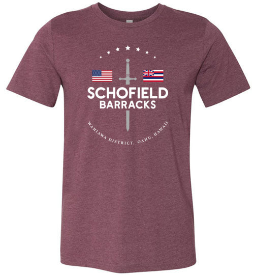 Schofield Barracks - Men's/Unisex Lightweight Fitted T-Shirt-Wandering I Store