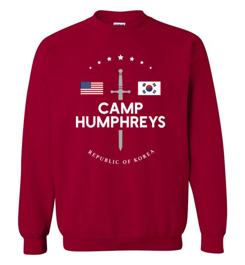 Camp Humphreys - Men's/Unisex Crewneck Sweatshirt-Wandering I Store