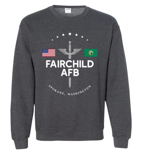 Load image into Gallery viewer, Fairchild AFB - Men&#39;s/Unisex Crewneck Sweatshirt-Wandering I Store
