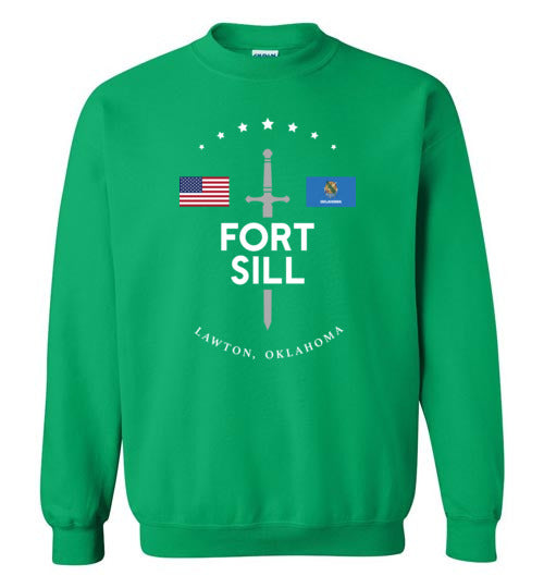 Load image into Gallery viewer, Fort Sill - Men&#39;s/Unisex Crewneck Sweatshirt-Wandering I Store
