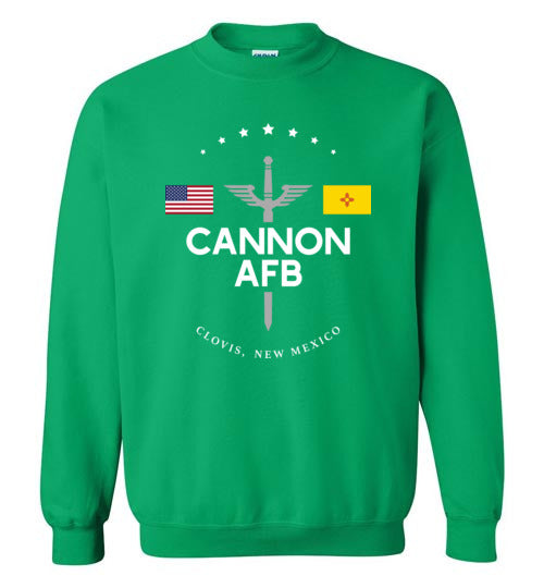 Cannon AFB - Men's/Unisex Crewneck Sweatshirt-Wandering I Store