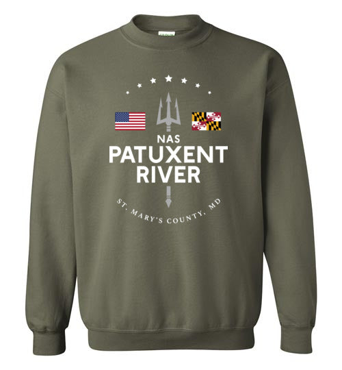 Load image into Gallery viewer, NAS Patuxent River - Men&#39;s/Unisex Crewneck Sweatshirt-Wandering I Store
