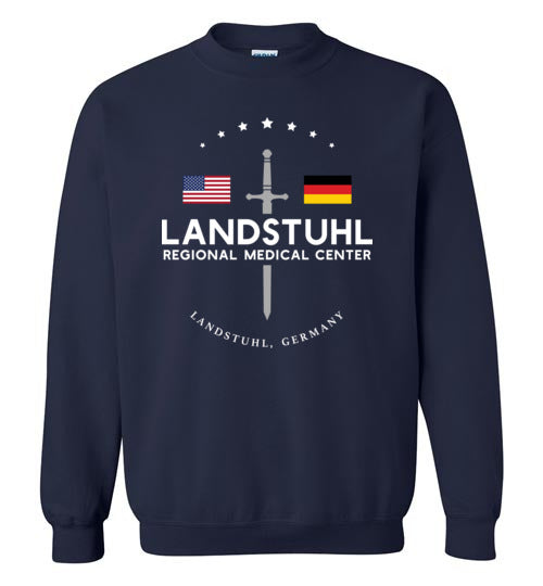 Landstuhl Regional Medical Center - Men's/Unisex Crewneck Sweatshirt-Wandering I Store