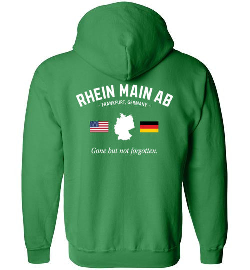 Load image into Gallery viewer, Rhein Main AB &quot;GBNF&quot; - Men&#39;s/Unisex Zip-Up Hoodie-Wandering I Store
