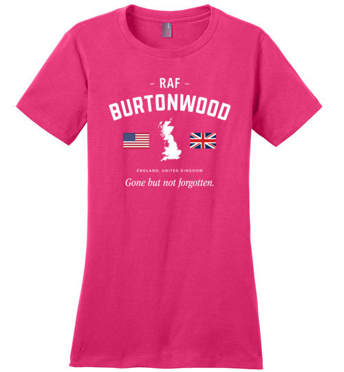 RAF Burtonwood "GBNF" - Women's Crewneck T-Shirt-Wandering I Store