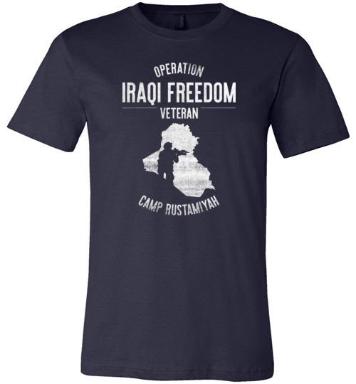 Load image into Gallery viewer, Operation Iraqi Freedom &quot;Camp Rustamiyah&quot; - Men&#39;s/Unisex Lightweight Fitted T-Shirt
