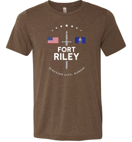 Load image into Gallery viewer, Fort Riley - Men&#39;s/Unisex Lightweight Fitted T-Shirt-Wandering I Store
