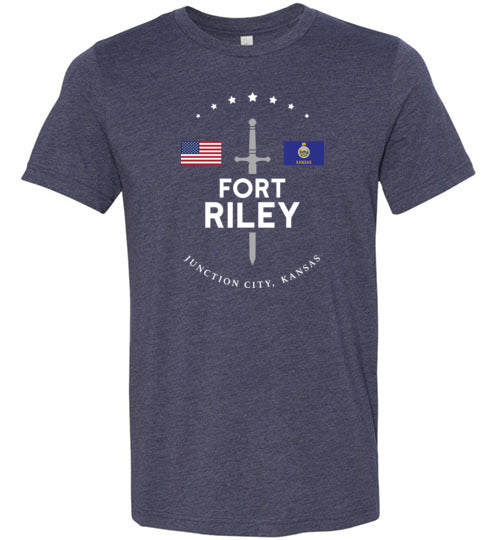 Load image into Gallery viewer, Fort Riley - Men&#39;s/Unisex Lightweight Fitted T-Shirt-Wandering I Store
