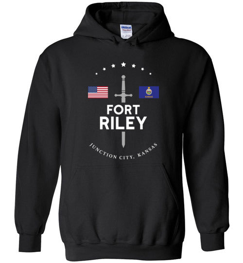 Fort Riley - Men's/Unisex Hoodie-Wandering I Store