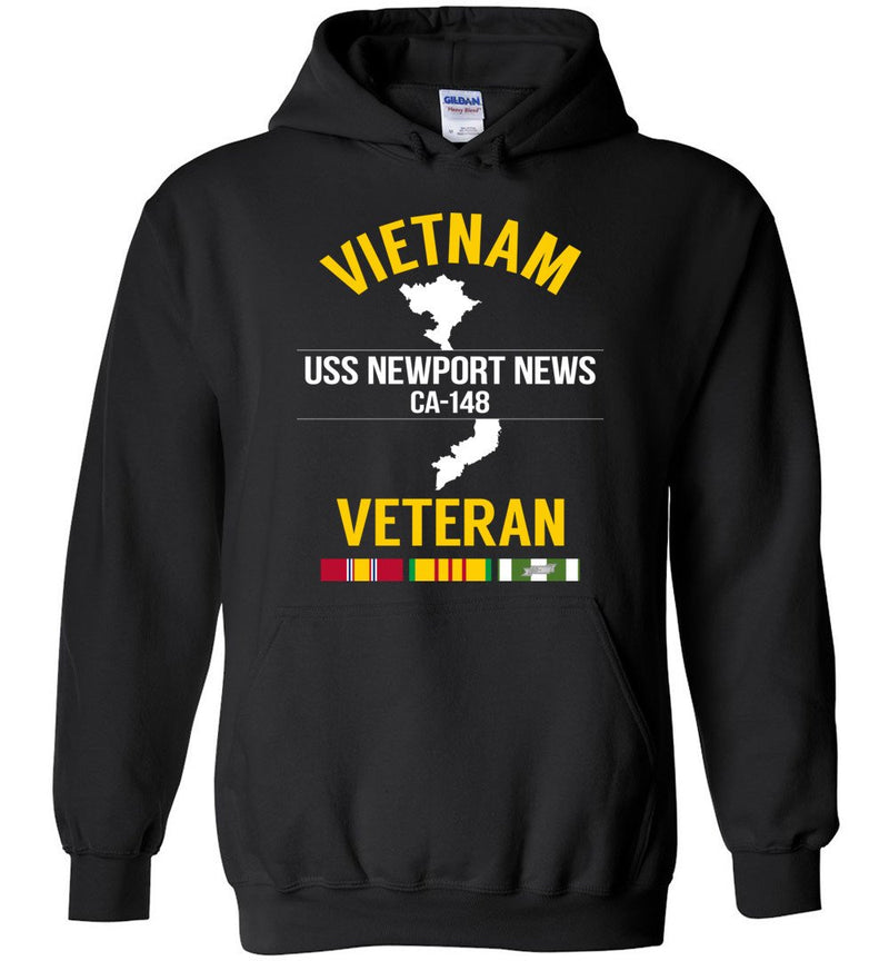 Load image into Gallery viewer, Vietnam Veteran &quot;USS Newport News CA-148&quot; - Men&#39;s/Unisex Hoodie
