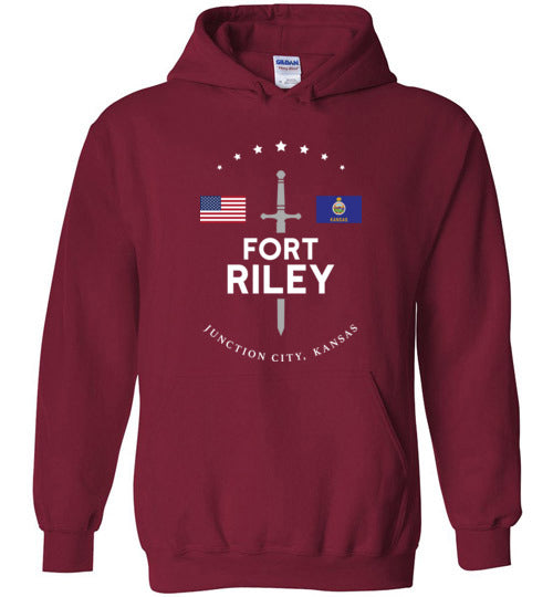 Fort Riley - Men's/Unisex Hoodie-Wandering I Store