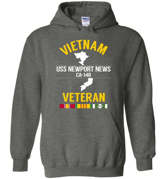 Vietnam Veteran "USS Newport News CA-148" - Men's/Unisex Hoodie