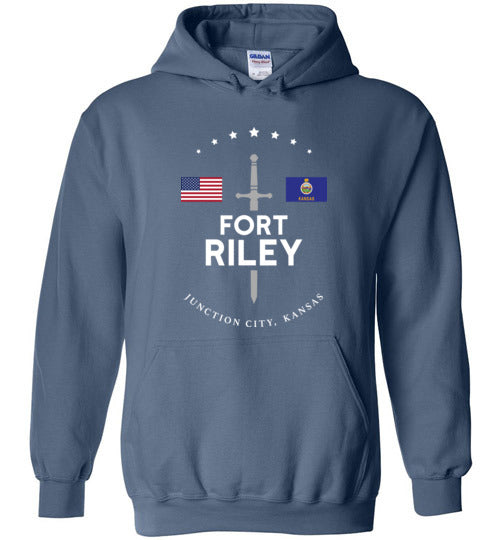 Fort Riley - Men's/Unisex Hoodie-Wandering I Store