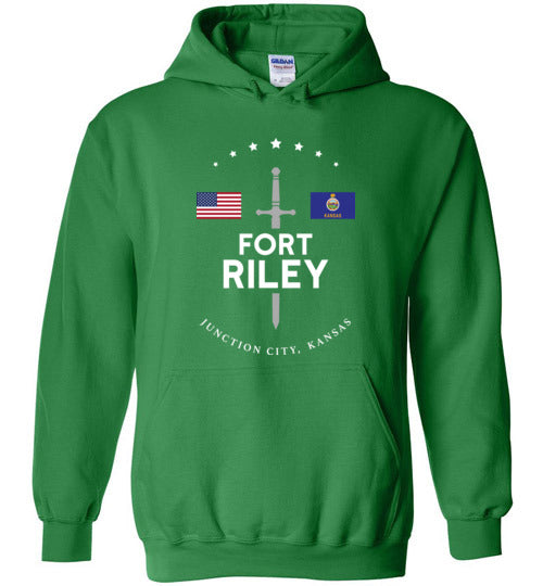 Load image into Gallery viewer, Fort Riley - Men&#39;s/Unisex Hoodie-Wandering I Store
