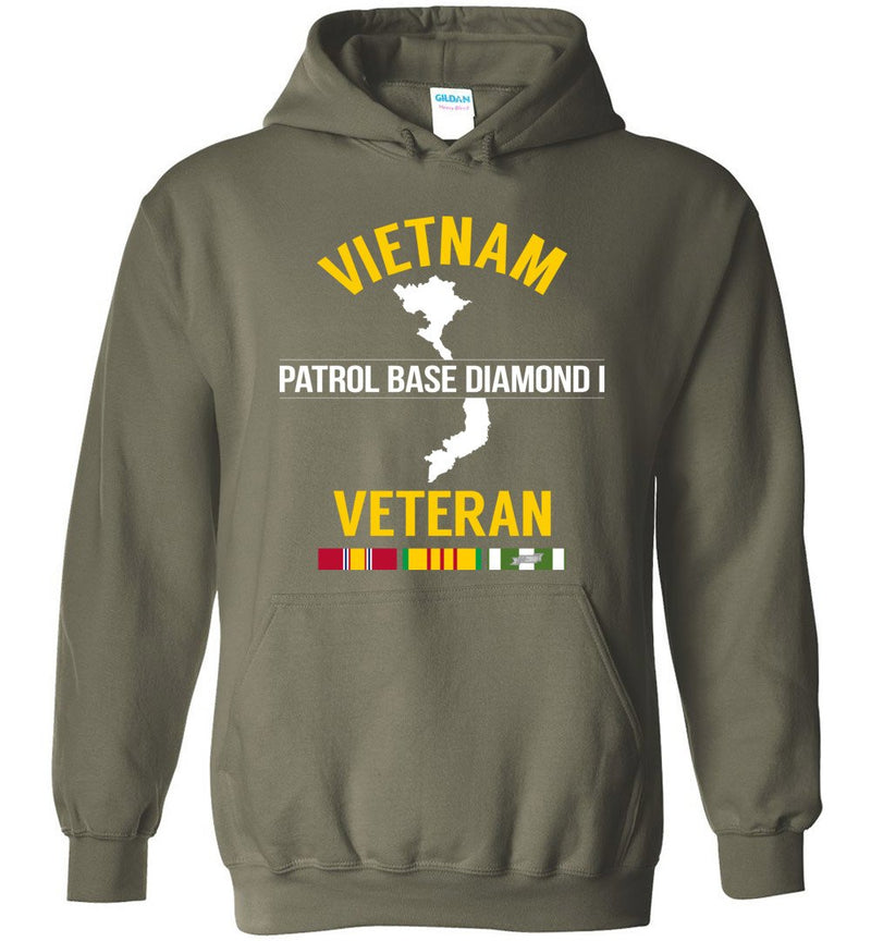 Load image into Gallery viewer, Vietnam Veteran &quot;Patrol Base Diamond I&quot; - Men&#39;s/Unisex Hoodie
