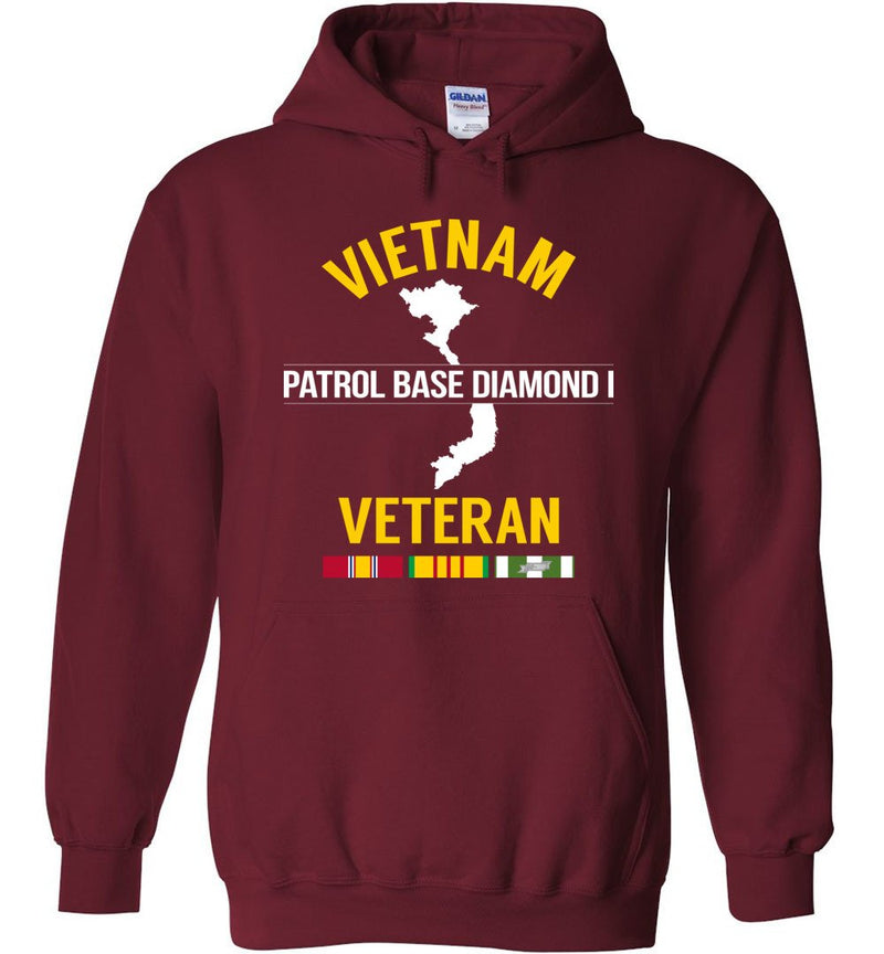 Load image into Gallery viewer, Vietnam Veteran &quot;Patrol Base Diamond I&quot; - Men&#39;s/Unisex Hoodie
