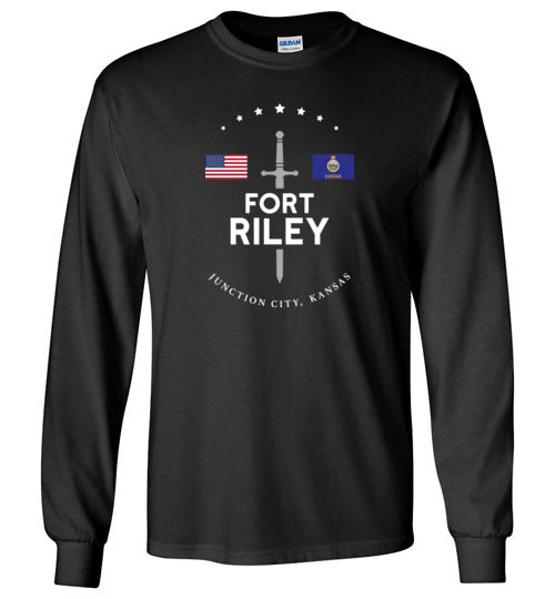 Fort Riley - Men's/Unisex Long-Sleeve T-Shirt-Wandering I Store