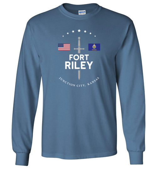 Load image into Gallery viewer, Fort Riley - Men&#39;s/Unisex Long-Sleeve T-Shirt-Wandering I Store
