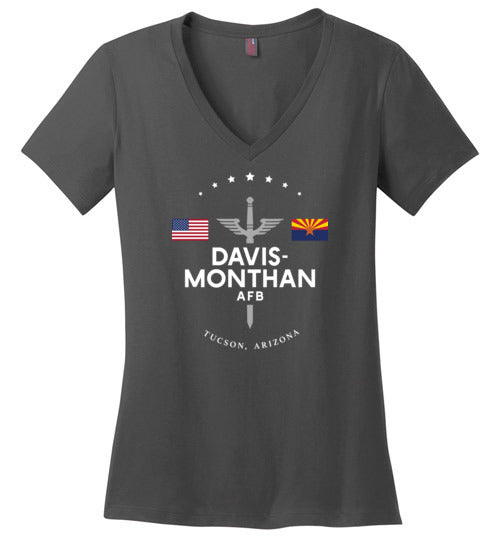 Load image into Gallery viewer, Davis-Monthan AFB - Women&#39;s V-Neck T-Shirt-Wandering I Store
