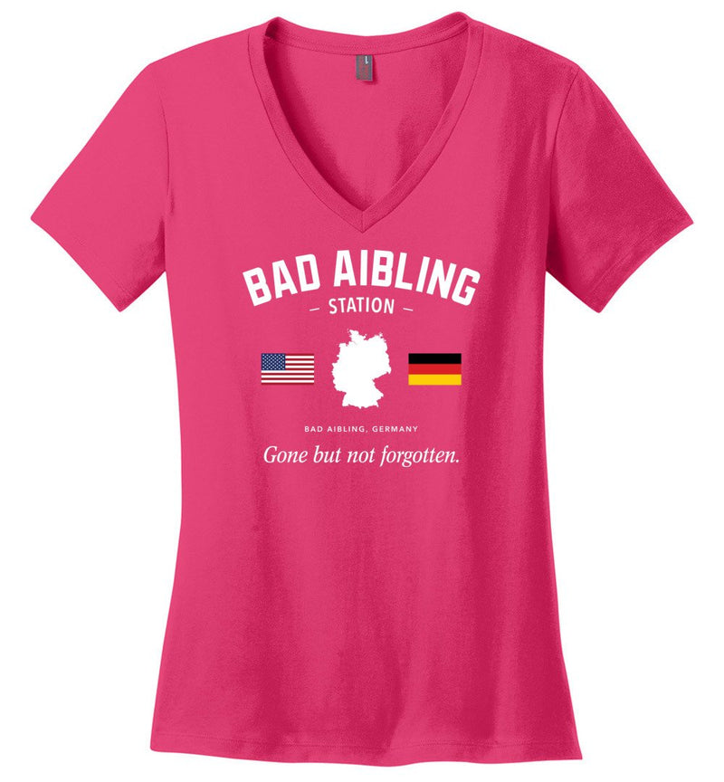 Load image into Gallery viewer, Bad Aibling Station &quot;GBNF&quot; - Women&#39;s V-Neck T-Shirt
