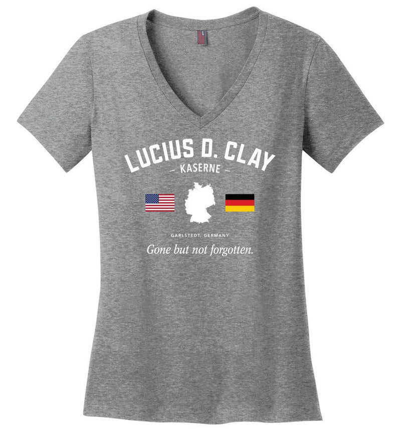 Load image into Gallery viewer, Lucius D. Clay Kaserne &quot;GBNF&quot; - Women&#39;s V-Neck T-Shirt
