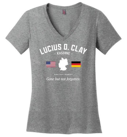 Lucius D. Clay Kaserne "GBNF" - Women's V-Neck T-Shirt