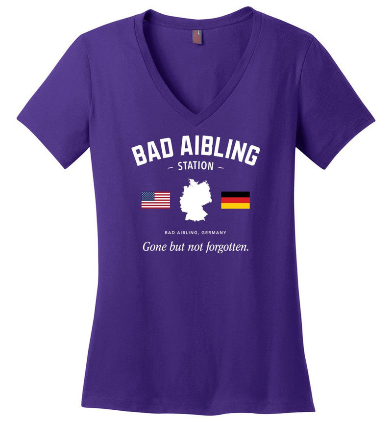 Load image into Gallery viewer, Bad Aibling Station &quot;GBNF&quot; - Women&#39;s V-Neck T-Shirt
