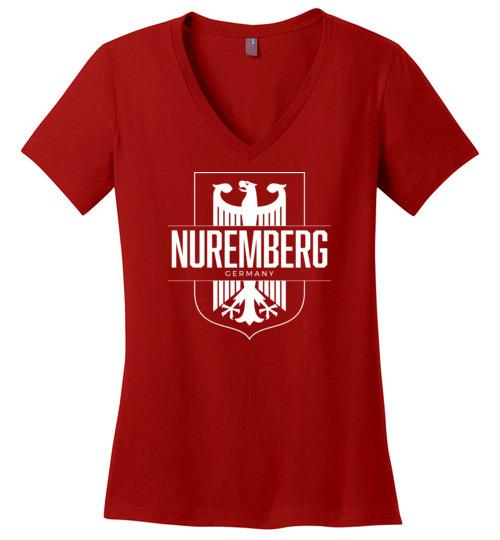 Nuremberg, Germany - Women's V-Neck T-Shirt