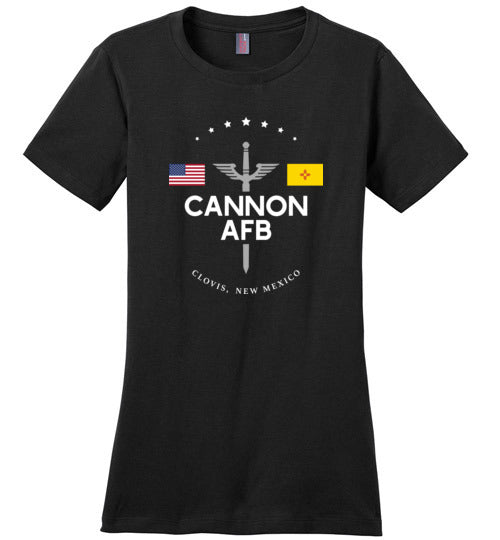 Cannon AFB - Women's Crewneck T-Shirt-Wandering I Store