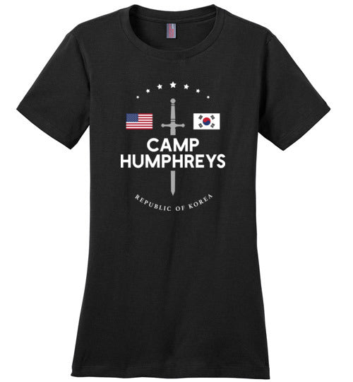 Load image into Gallery viewer, Camp Humphreys - Women&#39;s Crewneck T-Shirt-Wandering I Store
