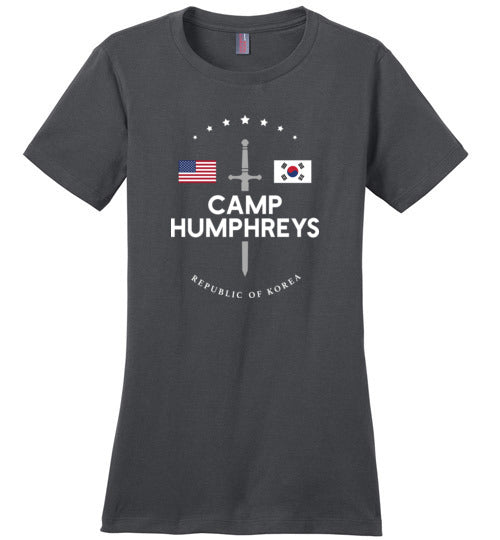 Camp Humphreys - Women's Crewneck T-Shirt-Wandering I Store